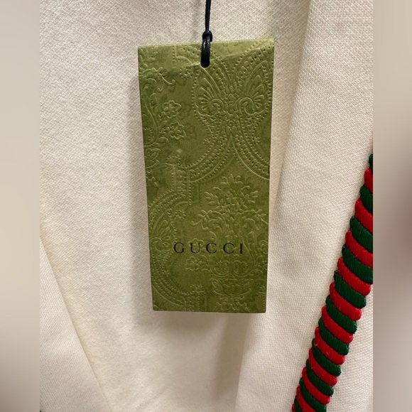 NWT Gucci GG Technical Jersey Cardigan in White - Picture 10 of 16